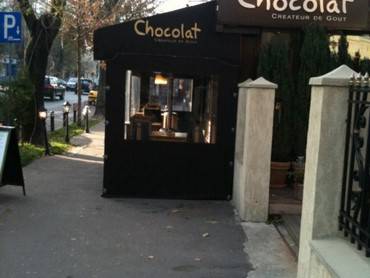 PVC transparent restaurant Chocolat 1
