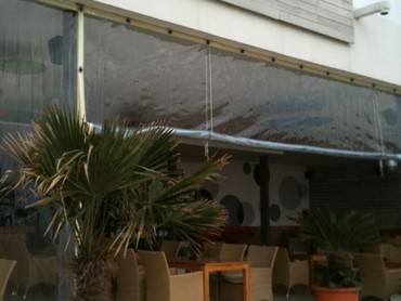 PVC transparent terasaMamaia 2