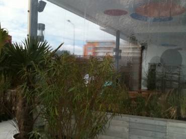 PVC transparent terasaMamaia 4